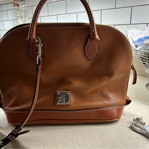 Dooney & Bourke Tan Leather Satchel